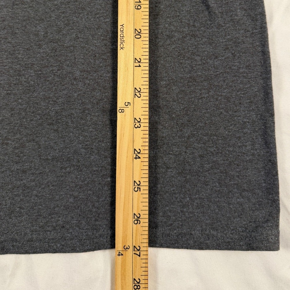 William & Mary Tribe T-Shirt Charcoal Heather Grey Griffin Graphic Tee Mens S - Picture 3 of 4